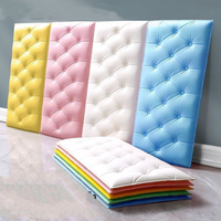 Soft Cushion High-Quality Thicken 3D Wall Stickers Self-adhesive Diy Soft Cushion Anti-Collision Wallpaper Kids Bedroom