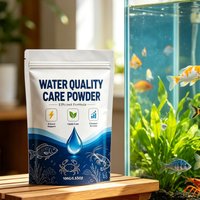Aquatic Purification Powder Fast Dissolving Ingredients Remove Water Impurity For Household Fish Shrimp Tank Regular Cleaning