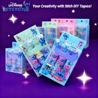 12Pcs Stitch Anime Figure Sticker Diy Masking Adhesive Washi Tapes Stickers Children School Stationery Cosplay Tape Kid Toy Gift