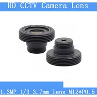 PU`Aimetis Infrared HD 1.3MP surveillance camera black button-shaped lens 3.7mm M12x 0.5 thread CCTV lens