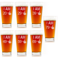 21st 30th 40th 50th 60th 70th 80th Birthday Wine Glass Novelty Gift For Birthday Party Decor Favor Present For Friends Family