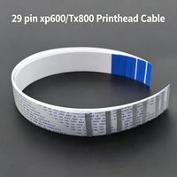 10pcs 29pin FFC flat cable For Mimaki jv300 Roland VS640 Mutoh 1638 printer DX7 head cable XP600 TX800 printhead data cable