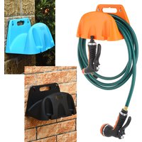 1pc wall mounted hose holder garden hose holder hose reel holder watering hose storage rack hanging pipe wrap rack organizer