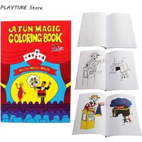 A Fun Magic Coloring Book Magic Tricks Fun Close Up Magia Mentalism Illusion Gimmick Props Classic Toys Magic Prop