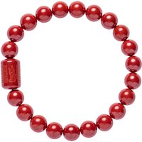 Luxury Red Cinnabar Beads Prajnaparamita Heart Sutra Gemstone Necklace Real Natural Jewelry Women Accessories Energy Gifts