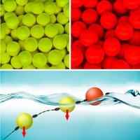 1#-10# EPS Float Ball Foam Ball Eye-catching Beans Modified Float Ball Float Spherical Buoy Fishing Gear Bright Colors