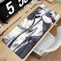 Ryuuge Kisaki Blue Archive Large kawaii Mousepad Non-slip base HD Printing Mouse Pad Keyboard Anime sexy Girl overlock Desk Mat