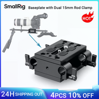 SmallRig Camera Mounting Plate Tripod Mount Plate With 15mm Rod Clamp Railblock Support Dslr Quick Release Baseplate - 1798