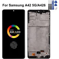 Super AMOLED For Samsung A42 5G Display A426B A426U LCD Display Touch Screen Digitizer Assembly