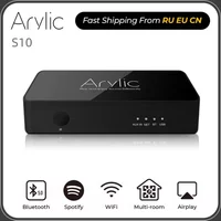 New Arylic S10+ WiFi And Bluetooth 5.0 HiFi Stereo Audio Amplifier With Tadil Airplay DLNA Internet Multiroom Audio Preamplifier
