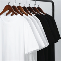 MRMT 2026 Brand New Man's 220g Pure Cotton T Shirt Men Man Solid Color Short Sleeved Combed Cotton Round Neck Thickening