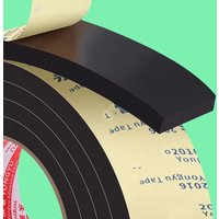 Black 10m Single-Sided EVA Foam Tape Rubber Seal White Foam Anti-Collision Gasket Sound Insulation Shock Absorption Traceless