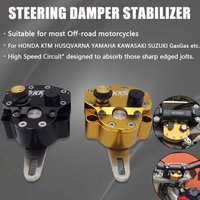 Motorcycle Steering Damper Stabilizer Universal Reversed Safety Adjustable Control CNC Steering For KTM HONDA YAMAHA KAWASAKI