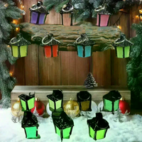 6Pcs Glow In The Dark Garden Stakes Mini Bonsai Decorations Luminous Ornaments for Party Craft Decor