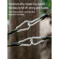 AliExpress NONE 2Pcs Outdoor Heavy Duty Bungee Cord Elastic Tie Strap String Carabiner Hooks Cycling Luggage Packing Ropes Camping Accessories