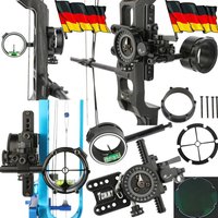 Verbindung Bogen Anblick 4/6/8X Objektiv Anblick 1pin Anblick Aluminium Einstellbar für RH Bogen Jagd Bogenschießen Outdoor schießen Ziel Zubehör