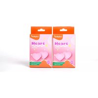 Elastic children's love heart band-aid transparent pattern home decoration PE waterproof band-aid