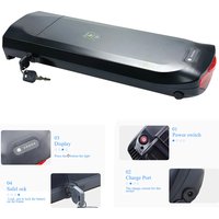 Rear Rack Luggage Ebike Battery 36V 7.8Ah 10Ah 14Ah 17.5Ah for Fischer Eth 1401 Joycube JCEB360-11 Txed Toplife City Bike