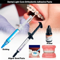 1Set Dental Lichthärtender Kieferorthopädischer Klebstoff für Aligner-Befestigungen 2,5g