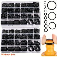 225Pcs O Ring Assortment Set Oil Water Resistant Rubber Seals 6-18mm Automotive Machinery Replacement