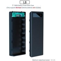 Dual USB Micro USB Type C Battery Charge Storage Box Without Battery Power Bank Shell 5V DIY Shell 18650 Holder Cases Detachable