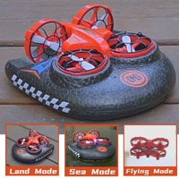 3-in-1 RC Boat Vehicle Plane 2.4G Remote Control Air/Boat/Land 3-in-1 Driving Altitude Hold, JJRC H116 Toys Gift for Kid
