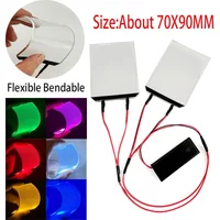 70X90MM Flexible Bendable Led Light Eyes Kits for Helmet Masks Eye Lights Cosplay Modified DIY Accessories Props Can Cropped