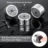 1-3PC Non Punching Dishwashing Cloth Storage Clip Dishcloth Clip Kitchen Household Gloves Hook Towel Rack Hole Clip Wall Hanging