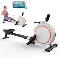 Slide Rail Length Adjustable Magnetic Resistance Long Slide Rail Smart Rowing Machine