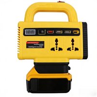 For Dewalt 20V Battery Multifunction Intelligent Inverter Converter Portable DC 21V To AC 180V-220V Battery Inverter(No Battery)