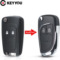 KEYYOU For Chevrolet Cruze for OPEL Insignia Astra Zafira Mokka Agila Corsa Meriva Signum Tigra Mando Modified Car Key