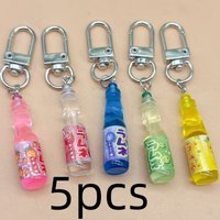 5pcs Handmade ramune soda bottle phone charms/ keychain bag charms gift