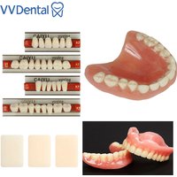 VVDental A1 A2 A3 Dental Synthetic Resin Teeth Denture Teeth Upper Anterior Lower Dentier Teeth Dental Education Model