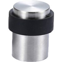 Door Stop Kit Anti Collision Stainless Steel Door Stopper with Rubber Buffer Pad for Home Hotel Office Store