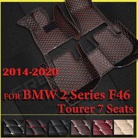 Auto Fußmatten für BMW 2 Series Gran Tourer F46 7-Seat 216i 218i 220i 225i 225xe 216d 218d 220d 2014-2020 2019 2018 2017 2016 2015 Innenraum