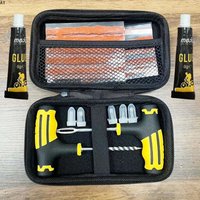 Emergency Tire Repair Kit - Quick Fix Heavy-Duty Glue & Rubber Strips for Cars/Trucks/RVs Puncture, On-the-Go Safety