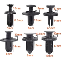 High Quality 5mm 6mm 7mm 8mm 9mm 10mm Hole Car Retainer Plastic Clips Fasteners Auto Trim Panel Clip Mixed Car Body Bumper Rivet