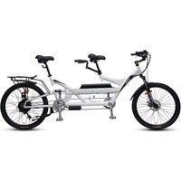 TXED 26 Inch Alloy Frame Double Saddle Electric Bike 36V Rear Hub Motor tandem Electric City Bicycle