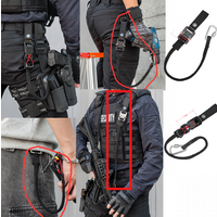 Tactical Multifunction Elastic Tools Rope Outdoor Quick-release Mobile Phone Tools Anti-lost Pants Backpack Lanyard Bag