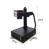 20W 30W 50W Desktop Portable Fiber Marking Engraver Industrial DIY Craft Metal Precision Printing Equipment