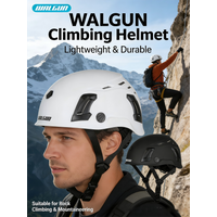 AliExpress NONE WALGUN K202 Safety Helmet Construction Work Electrician Climbing Work-at-height Goggle Lens Visor Ear Protection Hat