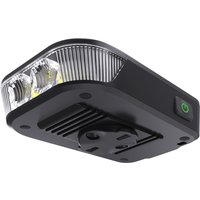 RAVEMEN FR500 Fahrradscheinwerfer für Garmin Wahoo XOSS IGPSPORT Magene GPS USB-C wiederaufladbares Fahrrad-Frontlicht, Tages- und Nachtbeleuchtung mit AGM04 Gropo-Adapter