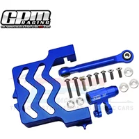 GPM Metal Alloy Steering Servo Mount Support + 25T Servo Arm for Traxxas 1/5 X-MAXX 6S 8S 4WD Monster Truck RC Car Upgrade Parts