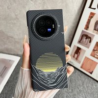 For VIVO X Fold 5 Case Hard PC carbon fibre Moon Protective Back Cover Cases For VIVO X Fold 5 3 Pro 2 Fold+ Phone Shell