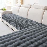 This 2pcs Plush Sofa Cushion Is Ideal for Any Season, Featuring a Easy And Modern Design That Is Dust-Proof And Anti-Slip. It Is