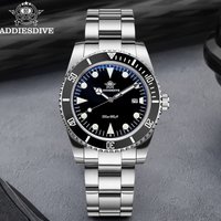 ADDIESDIVE New Gift Watch For Men AD2068 Quartz Watches 39mm Waterproof 200m Ceramic Bezel BGW9 Luminous Diving Leisure Wristwat image 4