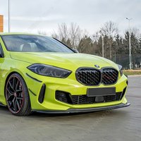 3P Maxton Style Car Front Bumper Lip Spoiler Splitter For BMW 1Series F40 118i 120i M Pack M135i 2020-2023 Guard Cover Body Kits