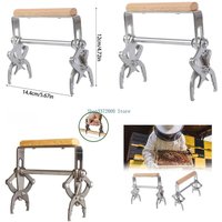 Ergonomic Hives Frame Holder Stainless Steel And Hardwood For Comfortable Beekeeping