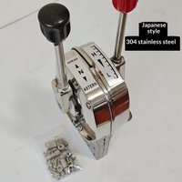 Marine Throttle Controller TSK Split Control Lever Japanese Style 304 Stainless Steel Boat Engine Throttle Control Lever Marine