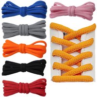 15 Colors Half-Round Shoelaces 0.5 cm wide shoelace for sneakers and basketball shoes 1Pair/3Pair